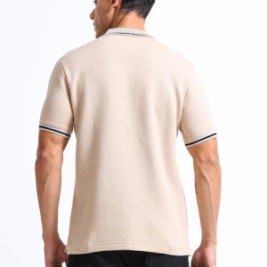 Premium Cotton Polo T-Shirt – Classic Fit | ND Tees with Zip