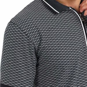 Premium polo t-shirt fabric close up breathable cotton