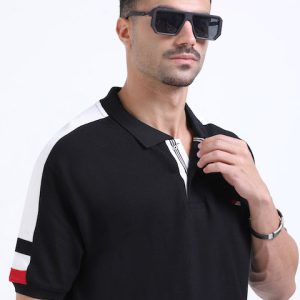 NDTEES PoloT Shirts Black White stripe