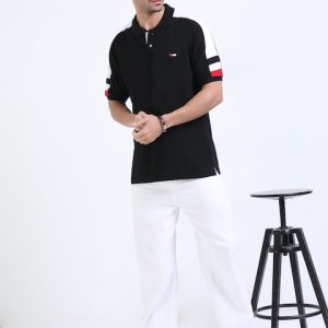 NDTEES PoloT Shirts Black White stripe