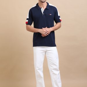 NDTEES PoloT Shirts Blue White stripe