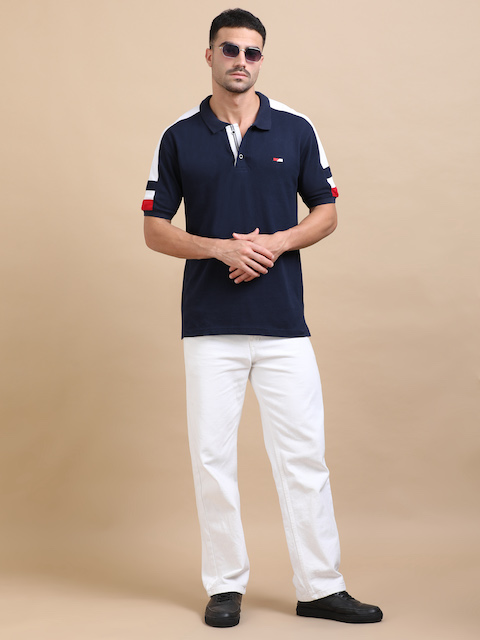 NDTEES PoloT Shirts Blue White stripe